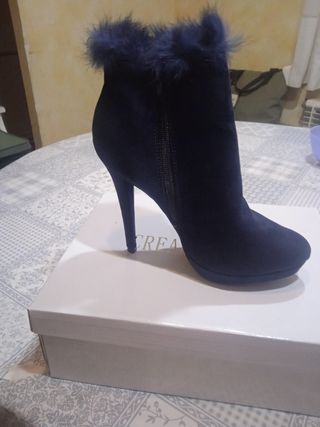 Botines azules