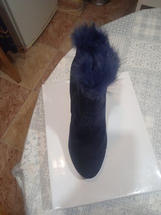 Botines azules