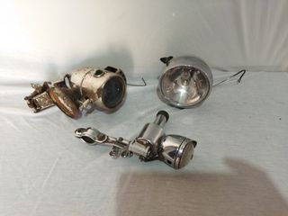 Focos de bicicleta antigua