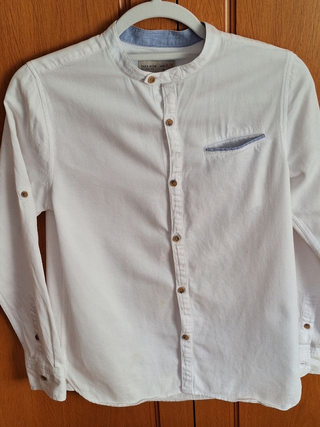 Camisa niño blanca Zara 11-12