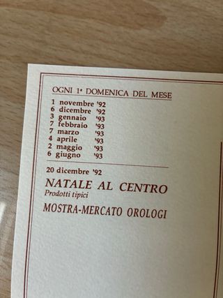 Frosinone cartolina 1992 antiquariato