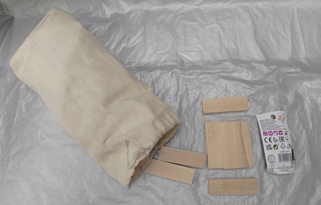 Torre de balanceo piezas madera