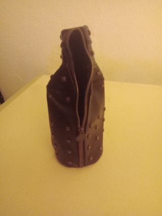 Funda de cuero para botella