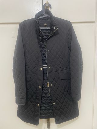 Abrigo negro Massimo Dutti