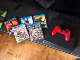 Ps4 slim con juegos