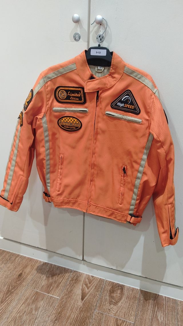 Chaqueta moto niño