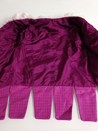 Corpiño fallera rosa fucsia 