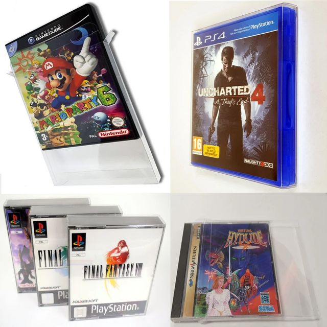Fundas Protectoras, DVD, BLURAY, CD, WII, XBOX,PS2