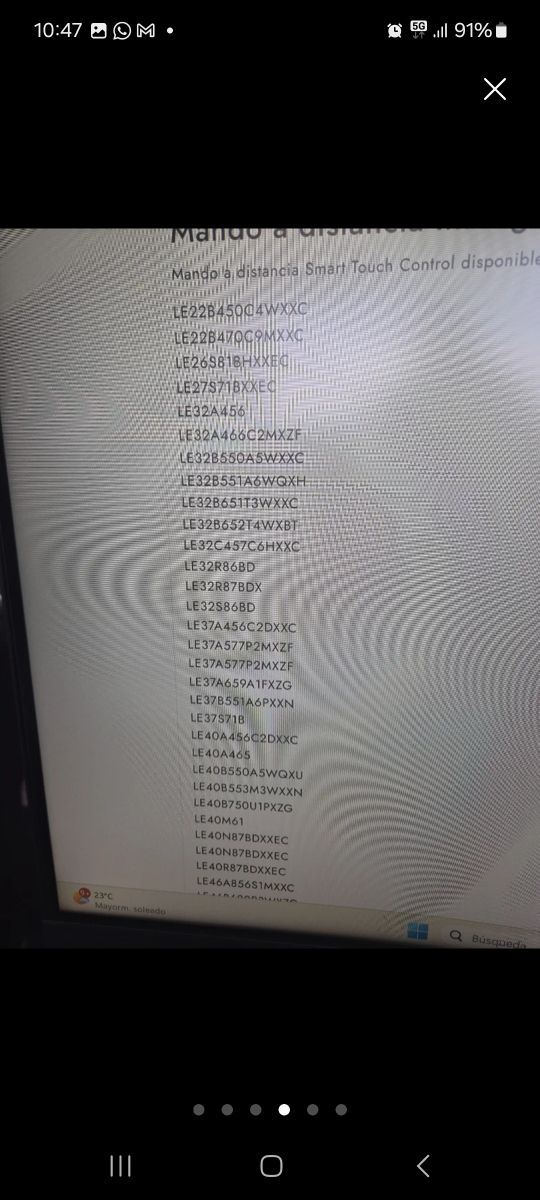 Mando samsung tv inteligente nuevo