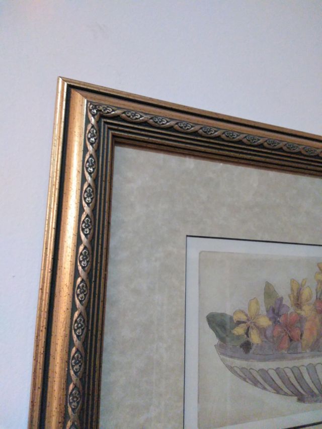 Cuadro antiguo marco