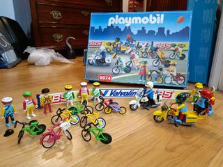 Playmobil 3992-Taller de motos+9974+3012