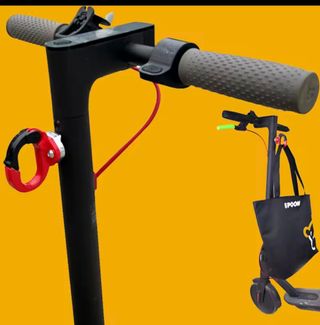 Gancho para colgar bolsas en patinetes