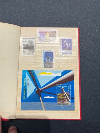 Sellos Andorra 2009 y álbum