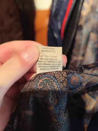 Abrigo hombre piel de ovino