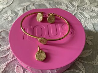 Conjunto nenufar TOUS en  ORO 18 kt/DIAMANTES