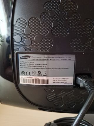 Televisión samsung 17 pulgadas