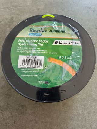 Hilo 3,3mm x100m desbrozadora nailon redondo