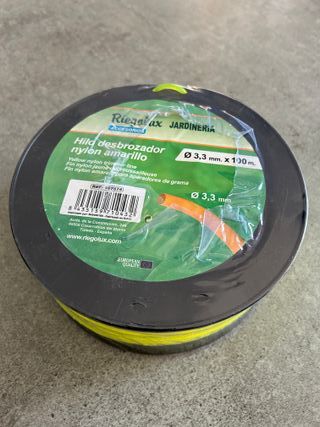 Hilo 3,3mm x100m desbrozadora nailon redondo