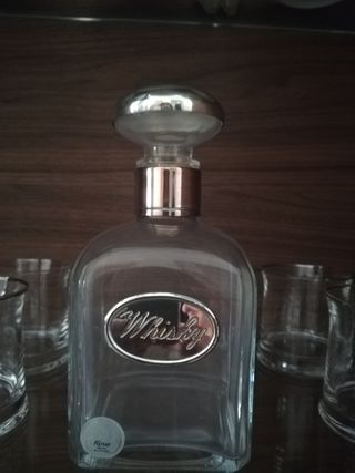 Set Conjunto whisky vasos y decantador