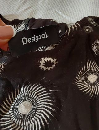 Vestido Desigual corto bicolor Nueva York
