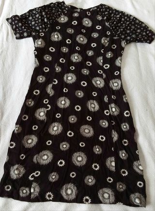 Vestido Desigual corto bicolor Nueva York