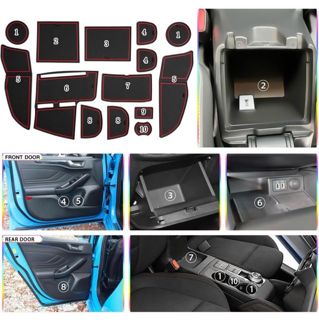 Alfombrillas de goma para Ford Focus MK4