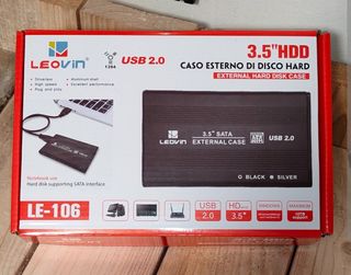 CASE BOX ESTERNO PER HARD DISK SATA 3.5 USB 2.0