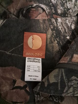 Pack ropa de camuflaje Geologic