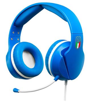 Cuffia Wired Gaming Figc Italia playstation blu