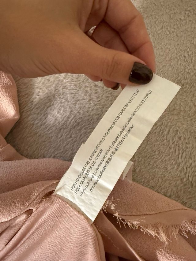 Mono corto rosa palo de Pull and Bear  Talla S