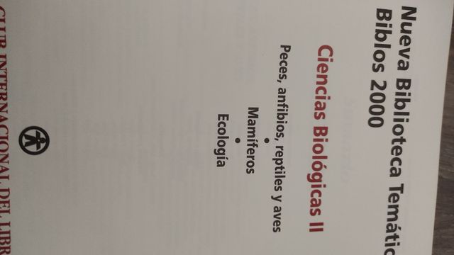 Ofert2 libros ciencias biológicas 1 -2 nuevos