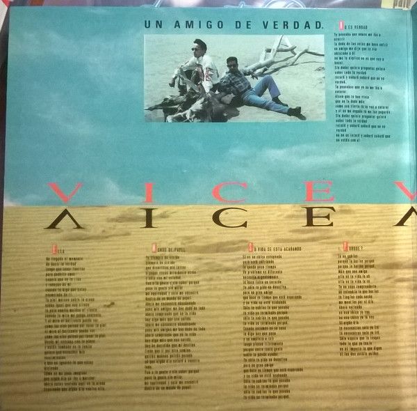 Viceversa. Un amigo de verdad. LP 1993.
