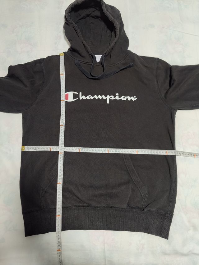Sudadera Champion con capucha color negro talla M