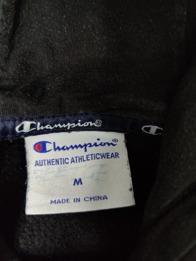 Sudadera Champion con capucha color negro talla M
