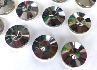 JUEGO 16 BASES PROTECTORAS PUNTAS HIFI-COLOR NEGRO