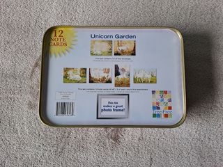 Caja postales unicornio