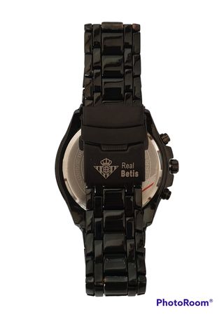 RELOJ REAL BETIS, ESCUDO GRABADO EN LA CORREA INOX