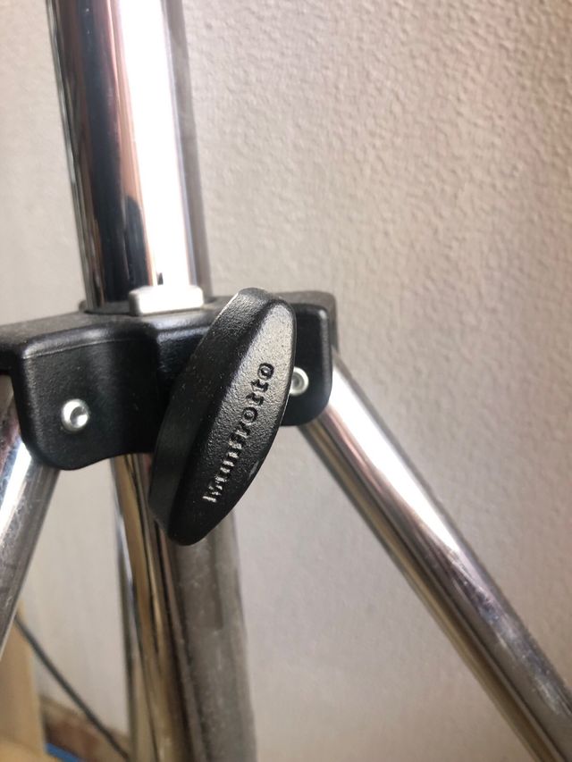 Tripode con polea manfrotto