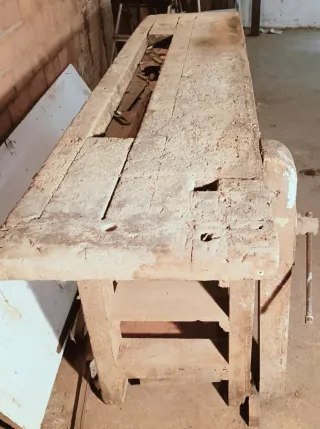 Banco de carpintero antiguo