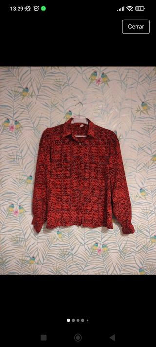 camisa estampado vintage