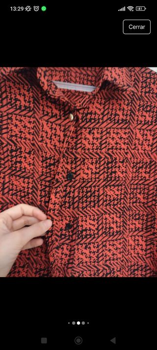 camisa estampado vintage