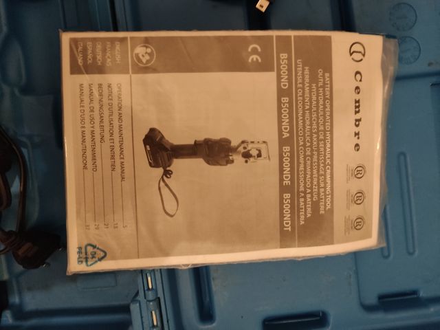 Crimpadora bateria Cembre