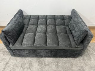 Sofá cama matrimonio gris oscuro (de tela) NUEVO