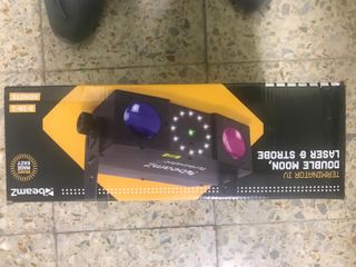 DOBLE PROYECTOR CON LASER Y ESTROBO