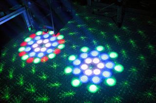 DOBLE PROYECTOR CON LASER Y ESTROBO