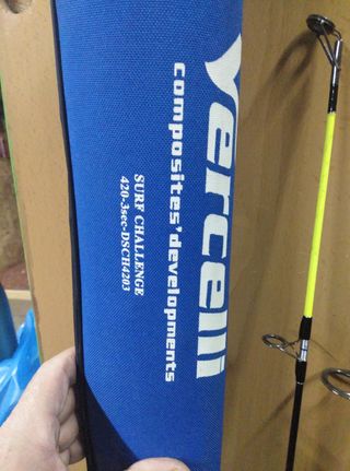 PESCA, CAÑA Y CARRETE DE SURFCASTING-NUE