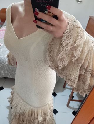 Traje de gitana flamenca
