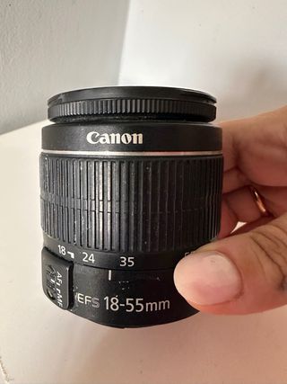 Objetivo para piezas Canon