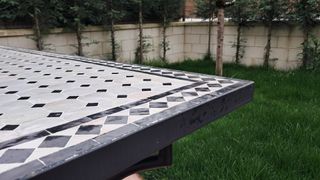 Mesa Jardín metálica / cerámica