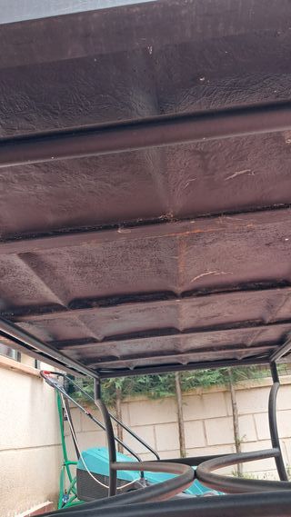 Mesa Jardín metálica / cerámica